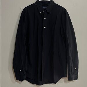 Ralph Lauren Men's Black Button-Down Shirt